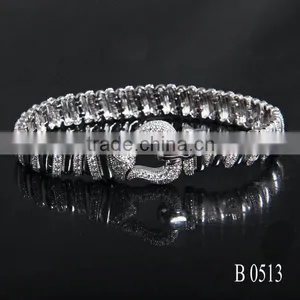 Hot Selling Tennis Bracelet Gold Plated Custom Bracelet thumbnail-3