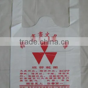 Custom Printed Wholesale Reusable Shopping Bags T-shirt Bag thumbnail-2
