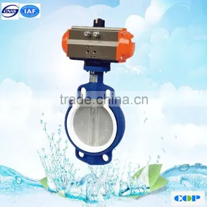 Electric Class 300 ASME Regulating Valve Pneumatic Wafer Butterfly Valve thumbnail-1