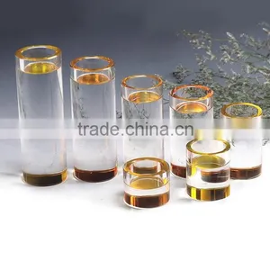 2016 New Crystal Round Diamond Wholesale Glassvotive Candle Holder thumbnail-1