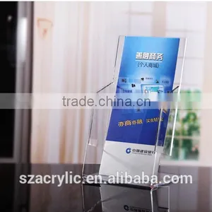 Acrylic A6 Folder Display Rack Flyers Leaflets Holder Box Brochure Display Box/holder thumbnail-4
