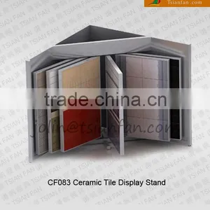 CF083 Ceramics Tile Display Racks for Showroom / Page Turning Type Rack thumbnail-1