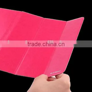 Hot Sale Crazy Horse PU 3 Folds Tablet pc Leather Case for Apple IPad Air thumbnail-4