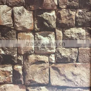2016 Modern Vintage Style Vinyl Design 3d Texture Brick Wallpaper thumbnail-6