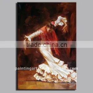 Impressionist Flamengo Dancer Oil Painting thumbnail-1