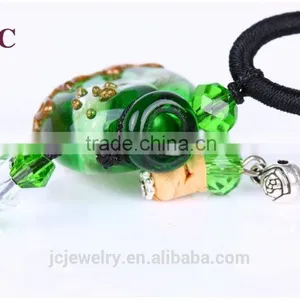 Glass Aromatherapy Essential Oil Diffusing Pendant Necklace Jewelry Wholesale thumbnail-3