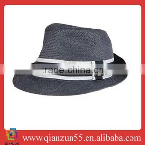 Wholesale Custom Men Bowler Hat Collapsible Gambler Derby Hat Cap thumbnail-1