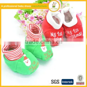 Wholesale Shoes Baby Moccasins Hot Sale Christmas First Step Winter thumbnail-1