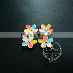 18mm Mix Color Flower Cabochon Setting Pendant Charm DIY Supplies Findings 1800147 thumbnail-2