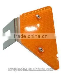 Triangle Steel Guardrail Reflector /hot Sale Bright Highway Delineator Post thumbnail-2