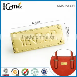 Custom Engraved Metal Logo Plate for Handbag thumbnail-1