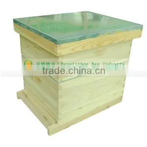 Langstroth Standard Hive Fir Wooden Beehive for Beekeeping thumbnail-1