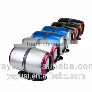 2.0-ch Best Super Bass Speaker ,passive Type Mini Portable Mp3 Music Player Speaker With Led Light Flash thumbnail-1