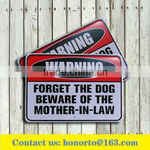 Stamping Warning Sign Decorative Warning Sign Craft Metal Signs thumbnail-1