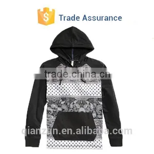 Custom Wholesale Plain Black Gret Fleece Sweatshirt Hoodie Manufacturer thumbnail-4