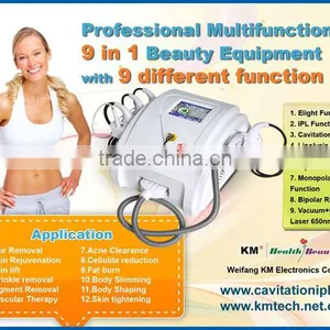 Newest Technical Protable Elight RF Cavitacion for Weight Loss Hair Removal thumbnail-4