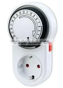 EU Analogue Grounded Timer,Grow Light,Hydroponics Accessory thumbnail-1