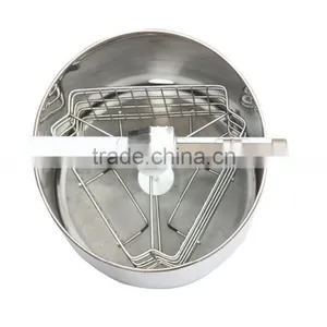2015 New Type 3 Frames Stainless Steel Honey Extractor By Manual With Legs thumbnail-1