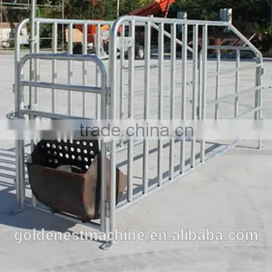 Goldenest Piggery Gestation Crate for Pigs Galvanized Single Stall for Sows thumbnail-1