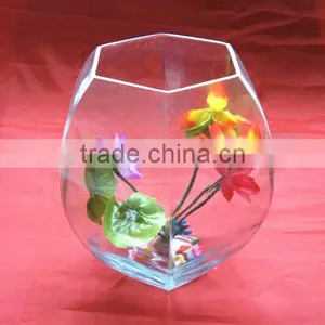 Clear Glass Vase thumbnail-1