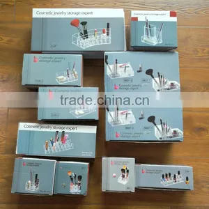 Wholesale Household Clear Cosmetic Acrylic Makeup Organizer With 12 Grids for Store Jewelry Cosmetic thumbnail-6