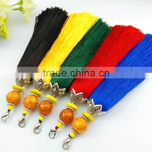 Short Beeswax Crack Bead Tassel for Bags Decoration thumbnail-1