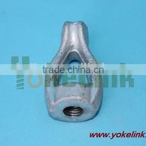 Drop Forged Twin Eye Nut Galvanized Double Thimbleye Nut thumbnail-2