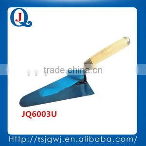 Garden Tools Round Head Carbon Steel Bricklaying Trowel With Wood /soft Rubber Handle JQ6003 thumbnail-3