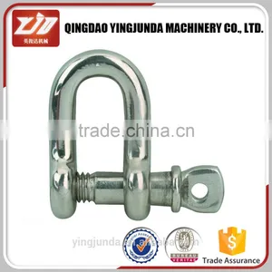 Sale High Polished Steel Bow and d Shape 4mm Shackle thumbnail-2
