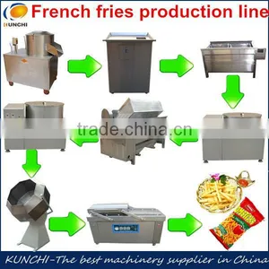 Best-sellingsemi-automatic /full Automatic Pommes de Terre Frites /potato Chips Production Line thumbnail-1