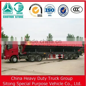 Chinese Factory 2016 New 80T Side Dump Semi Trailer Online Shopping thumbnail-2