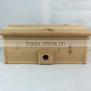 Handmade Wooden Bird House/cheap Wooden Nest for Wholesale in China thumbnail-3