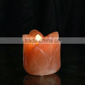 Rock Salt Candle Holder thumbnail-1