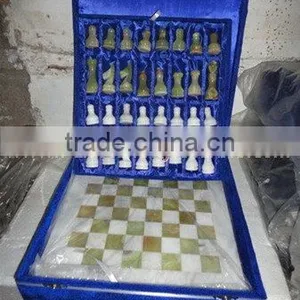 WHOLESALE 2017 NEW PRICE High Quality ONYX CHESS BOARDS WITH FIGURES thumbnail-1