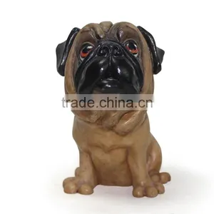 2016 Resin Sitting Small Dog Figurine thumbnail-5