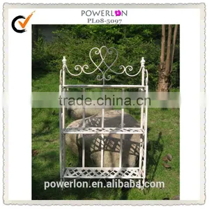 Home Storage Foldable Wrought Iron Wall Shelf thumbnail-1