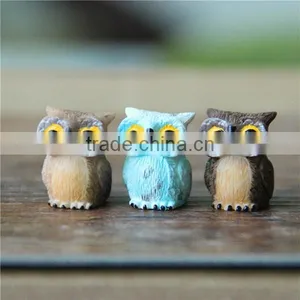 Micro Landscape Accessories Moss Bottle Set Props Mini Resin Owl Ornament Crafts thumbnail-1