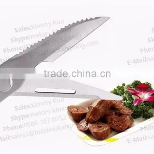 High Quality Safety Kitchen Scissor Stainless Steel Cutting Scissor TPR Scissor thumbnail-5