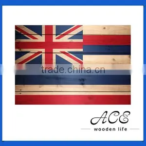 Wooden UK Flag Pattern Sign for Home Decor Custom Rustic Wooden Flag thumbnail-1