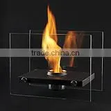 Indoor Glass Fireplace With Crushed Glass, Gel Fuel Glass Fireplace thumbnail-5