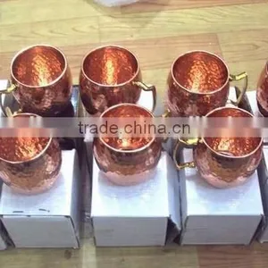 Indian Manufacturer of 100% Copper Moscow Mule Mugs High Quality thumbnail-4