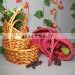 Eco-friendly Handcraft 3pcs Promotional Gift Baskets Empty thumbnail-1