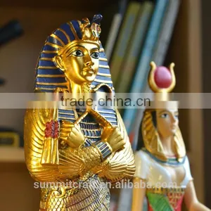 Polyresin Tutankhamen and Goddess Egyptian Statues Wholesale thumbnail-4
