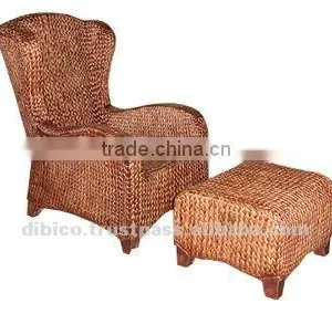 Eco-friendly Water Hyacinth Queen Chair and Stool 2012 thumbnail-1