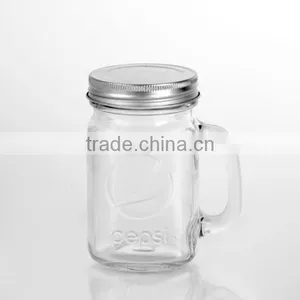 8oz Glass Mason Jar With Silver Cover thumbnail-2