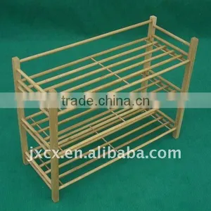 H1324 3 Shelf Bamboo Shoe Rack thumbnail-1