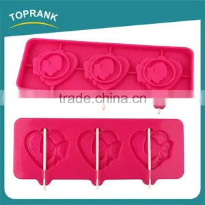 Multi Shapes Sweet Candy Chocolate Mould Silicone Lollipop Molds thumbnail-2