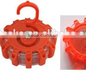 SOS Portable Round Shape Plastic Warning Light With Hook thumbnail-1