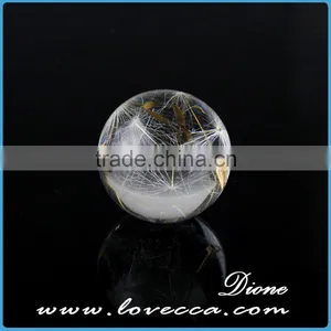 Exquisite Real Dandelion Seeds Flower Pendant Necklace Jewelry thumbnail-6