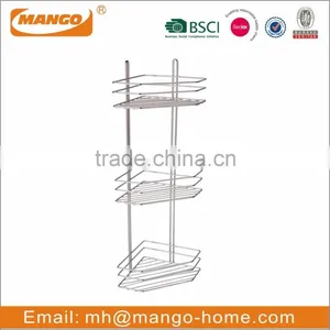 Wall Mounted 4- Tier Metal Wire Bathroom Shower Caddy thumbnail-4